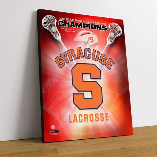 2008 Syracuse University Lacrosse Champions Logo; Portrait Plus