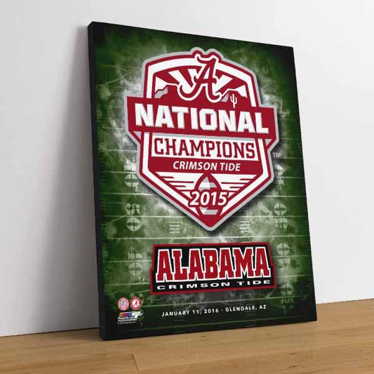 Alabama Crimson Tide 2015 National Champions Team Logo
