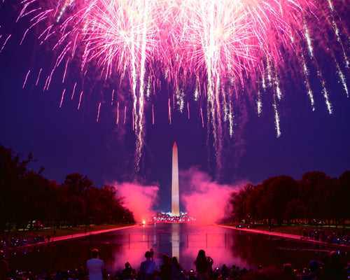 Fireworks Illuminate the National Mall in Celebration of Independence Day in Washington, D.C.