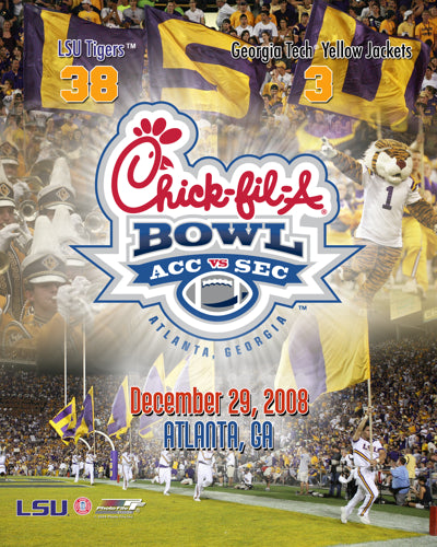 2008 Louisiana State University Chick-fil-A Bowl Winners Composite