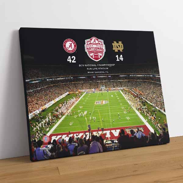 University of Alabama Crimson Tide 2013 BCS National Champions at Sun Life Stadium