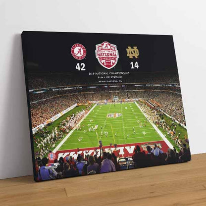 University of Alabama Crimson Tide 2013 BCS National Champions at Sun Life Stadium