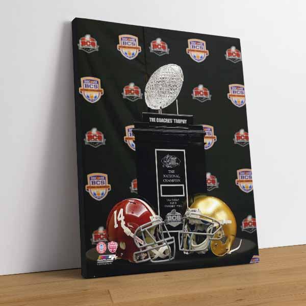 2013 BCS National Championship Matchup University of Alabama Crimson Tide Vs. Notre Dame Fighting Irish