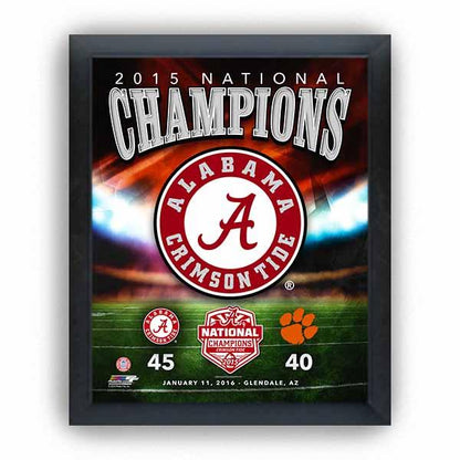 Alabama Crimson Tide 2015 National Champions Team Logo